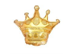 Koronás fólialufi - 76 cm - 1 db.