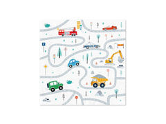 Születésnapi szalvéta Auta - 33 cm - 10 db.