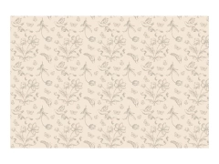 Virágos fóliás terítő - 180x120 cm - 1 db.