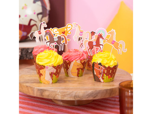 Cupcake poharak Horsies - 6 db.