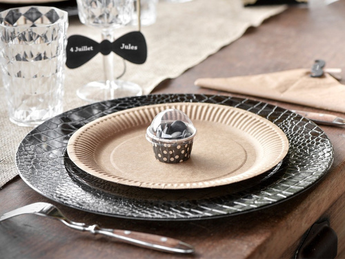 Kraft tányérok - 22,5 cm - 10 db.