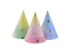 Papírkupakok Arany csillagok - 6 db.