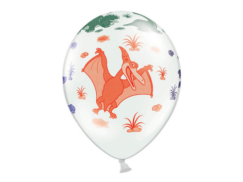 Latex lufi Dinoszauruszok - 30 cm - 6 db.