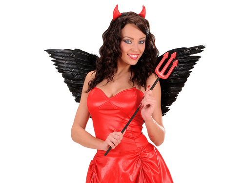 Fekete angyalszárnyak - 86 x 31 cm - 1 db.