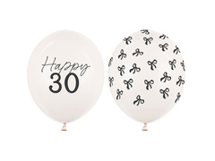 Latex lufik készlet harmincadik születésnapra - 30 cm - 50 db.