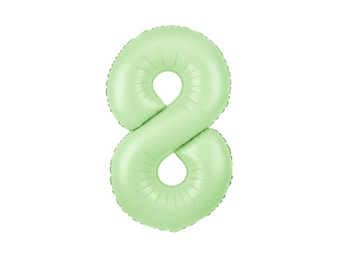 Fólia lufi pisztácia 8-as szám - 100 cm - 1 db.