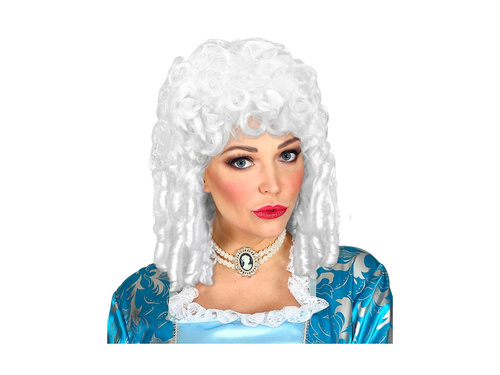 Milady paróka, barokk fehér