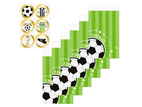Papírzacskók Futball - 6 db.