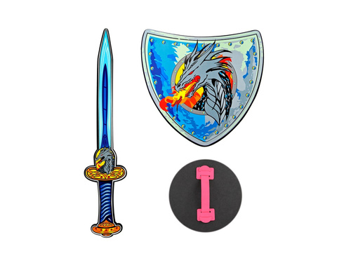 Sárkány viking szett - habkard és pajzs