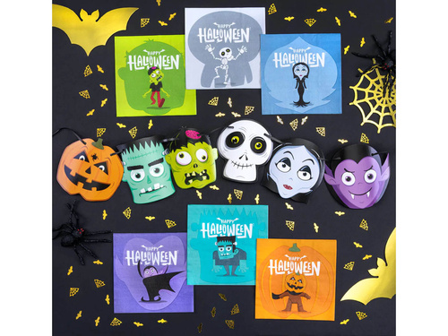 Halloween Monsters szalvéták - 33 cm - 12 db.