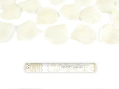 Lövőcső, krémszínű műrózsaszirmok, 40 cm, 1 db.