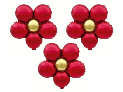 Fólialufi Virág piros - 40 cm - 3 db.