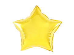 Arany csillag fólialufi - 45 cm - 1 db.