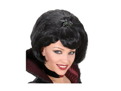 Fekete Özvegy paróka pókkal