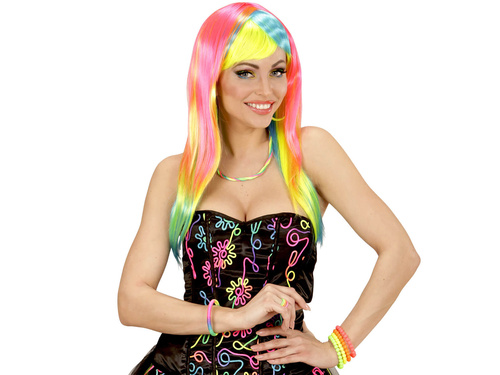 Disco 80-as évek neon karkötő - 4 db.