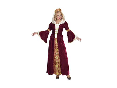 Középkori királynő jelmez