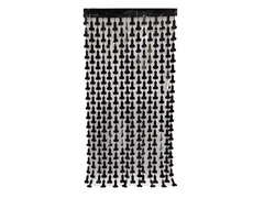 Peniski függöny fekete - 100x200 cm - 1 db.