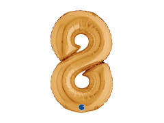 8-as számú fólialufi arany - 14" - 1 db.