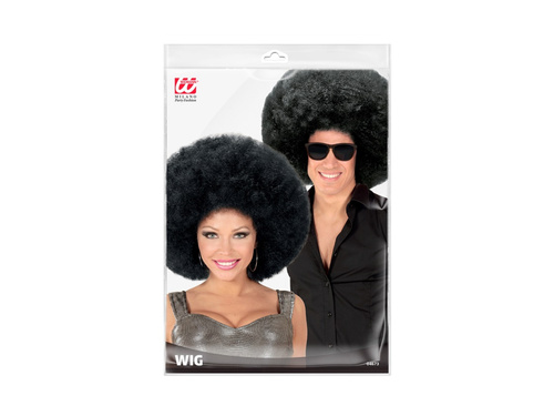 Fekete nagyméretű minőségi afro paróka