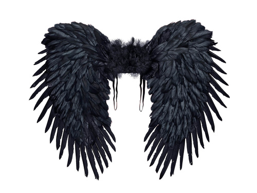 Fekete angyalszárnyak - 80 x 65 cm - 1 db.