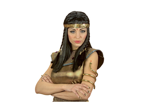 Egyiptomi rugalmas karszalag kígyóval