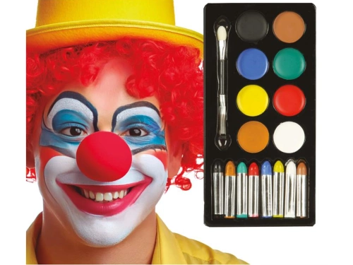 Arcfesték és zsírkréta készlet - 8 színben