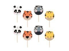 Állati cupcake picks - 8 db.