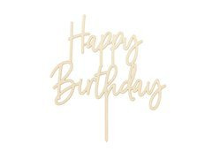 Boldog születésnapot tortadísz - 16,5 cm