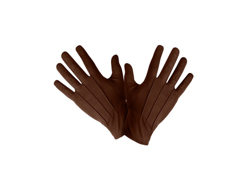 Barna rövid kesztyű