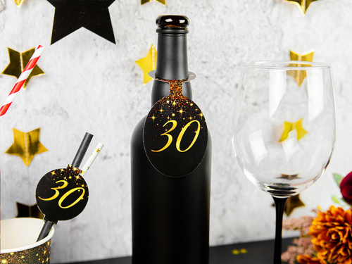 Pezsgő vodka medálok 30. születésnapra - 8 db.