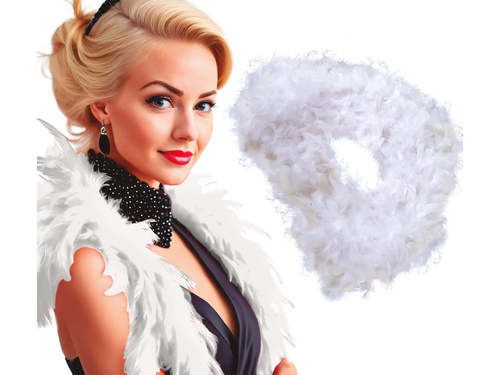 Toll boa - fehér - 180 cm