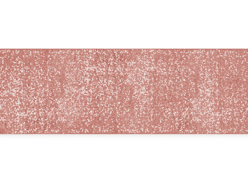 Flitteres asztali futó dekoráció - rózsaszín arany - 28 cm x 2 m - 1 db.