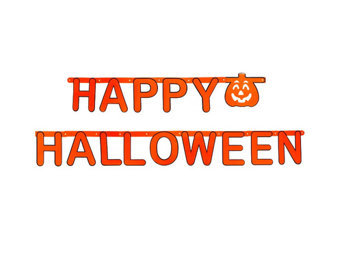 Happy Halloween banner - 160 cm - 1 db.