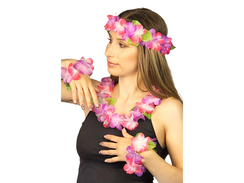 Hawaii szett lila rózsaszín - 4 elem