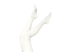 Női harisnya - fehér - 1 db.