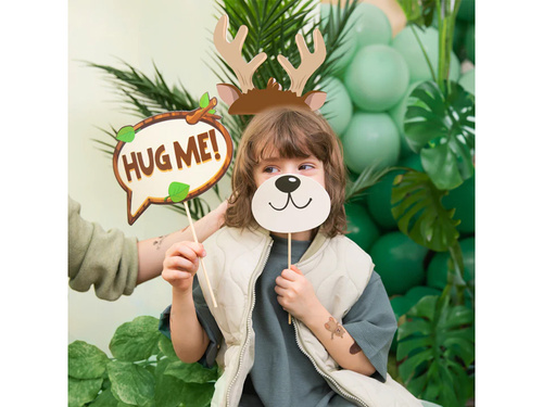 Erdei barátok fotó kellékei - 9 db.