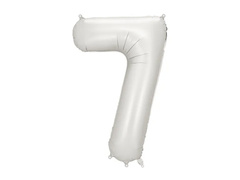 Fólialufi ezüst szám 7 - 86 cm - 1 db.