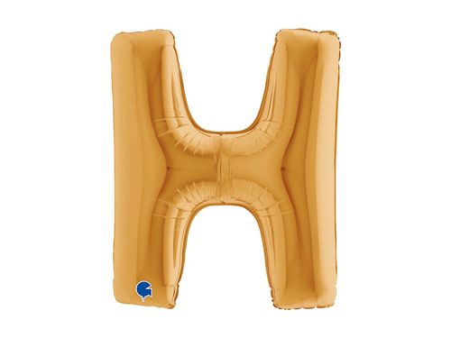 H betűs fólialufi arany - 40" - 1 db.