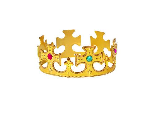 A király arany koronája ékszerekkel