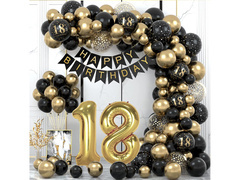 Tizennyolc lufi girland lufi készlet - 80 db.