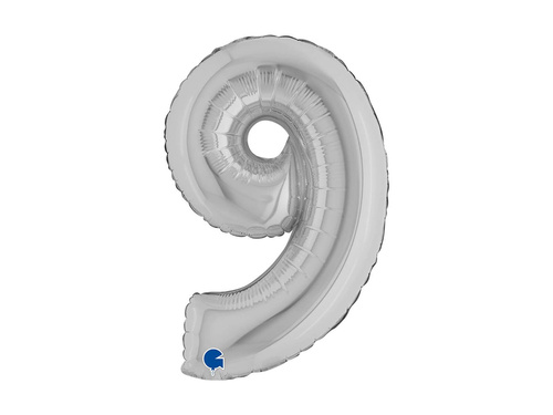 Fólialufi 9-es ezüst - 14" - 1 db.