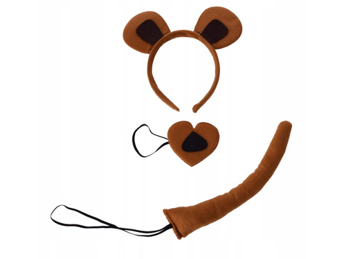 Teddy maci készlet barna