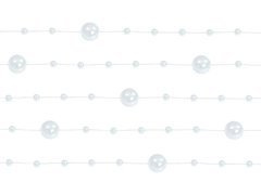 Gyöngyszínű gyöngyfüzér - 1,3 m - 5 db.