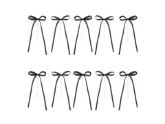 Cake Cupcake Picks - fekete - 10 db.