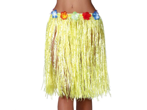 Hawaii szoknya rövid sárga - 1 db.
