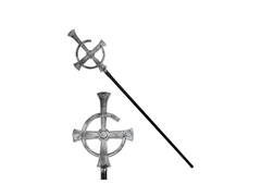 Összecsukható fekete ceremoniális bot - 145 cm