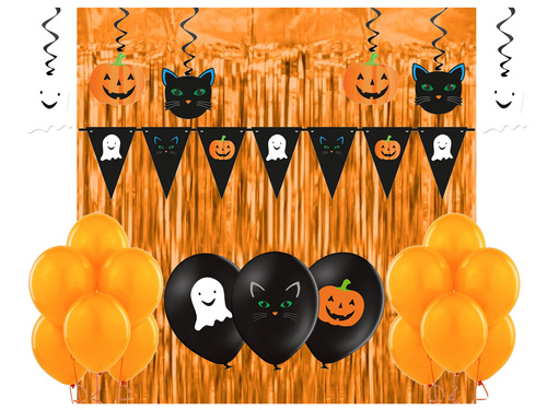 Tök, macska és szellem készlet - 64 db