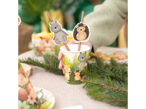 Forest Friends papírpoharak - 220 ml - 6 db.