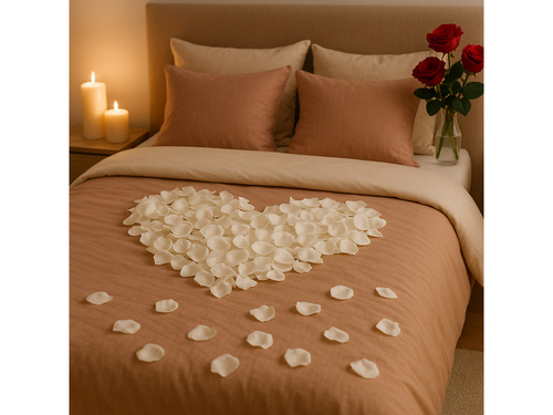 Rózsaszirmok - fehér - 500 db.