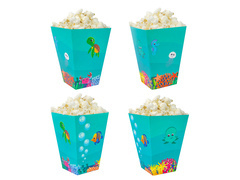 Popcorn dobozok Víz alatti világ - 6 db.